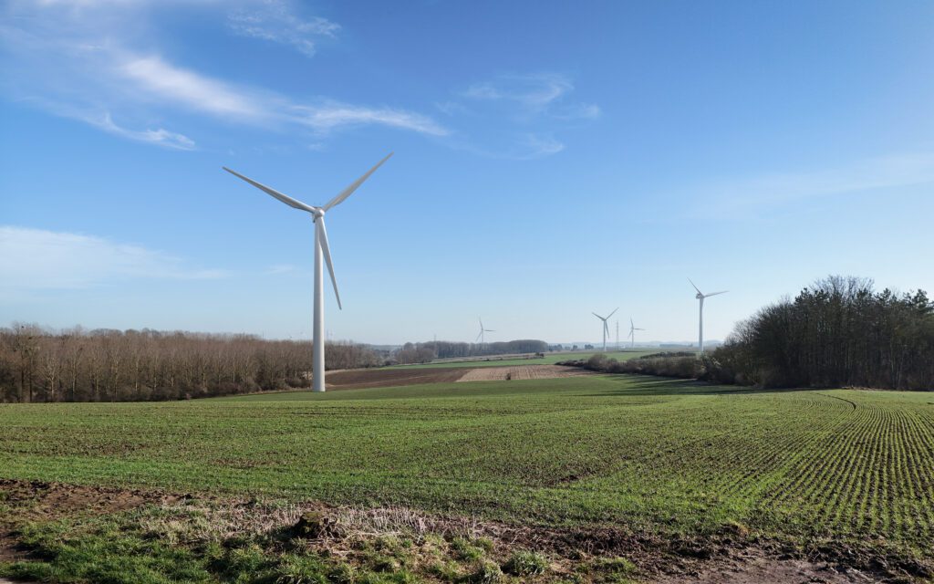 3D visualization of a wind farm by Sparkviz.